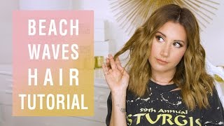 Beach Waves Hair Tutorial  Ashley Tisdale [upl. by Nyasuh663]