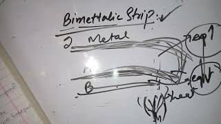 9th Unit 7  BIMETALLIC STRIP THERMOMETER Class 9NBF [upl. by Eile]