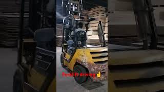 Forklift driving operator 🤞forklift automobile forkliftcertified forkliftsafety anime music [upl. by Ahtamat]