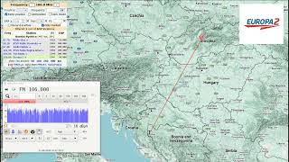 Tropo FM DX  Slovakia  Europa 2 Fun Rádio Rádio Devín  received in Bosnia 21062024 [upl. by Stevana]