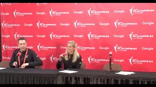 Indiana Fever press conference head coach Christie Sides before playoffs Game 2 vs Connecticut Sun [upl. by Aynor834]