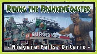 A Roller Coaster On Top of a Burger King  Frank’N Coaster Niagara Falls amp Clifton Hill [upl. by Erehc891]