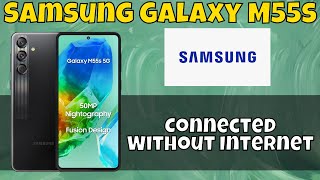 Samsung Galaxy M55s Connected Without Internet latest [upl. by Awhsoj6]