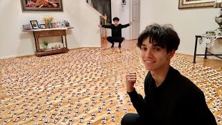 INSANE MOUSE TRAP PRANK ON FAMILY 1000 MOUSE TRAPS [upl. by Giana]