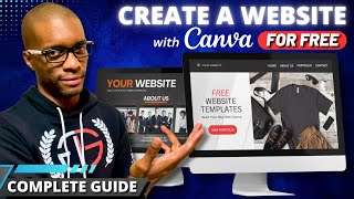 Canva Website Design  Make A Website For FREE Complete Guide [upl. by Jacinthe]