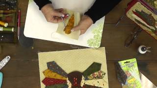 How to make a Dresden Turkey Applique with Jan Patek  BLOCK 9Mini Quilt Block of the Month [upl. by Wynne]