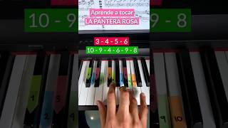 La Pantera Rosa  Piano Tutorial 🎹🎶 clasesdepiano piano pianotutorial aprendeatocarpiano [upl. by Corsiglia]