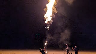 刺激精彩的火舞表演 samui fire show kimpton kitalay samui 1 [upl. by Aarika876]