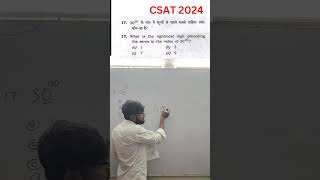 What is the rightmost digit preceding the zeros in the value of 3030 upsccsat2024 maths upsc [upl. by Gnouhk]