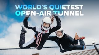 The worlds QUIETEST openair wind tunnel  AERODIUM Openair Permanent [upl. by Marcellina]