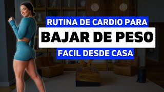 Rutina De Ejercicios Para Bajar De Peso En Casa Para Mujeres Principiantes  ADELGAZAR RAPIDO [upl. by Stepha]