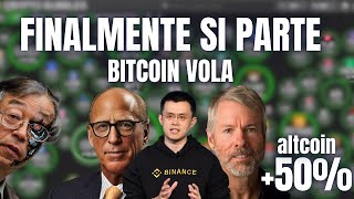 🚀 BITCOIN SI PARTE ➡️ ALTCOIN MOMENTUM Ci siamo ormai TUTTO VERDE 📊 75000 prossimo traguardo 👀 [upl. by Tamas633]