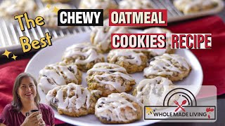 The Best Chewy Oatmeal Cookies Recipe So Easy cookies foodvideo [upl. by Goodden]