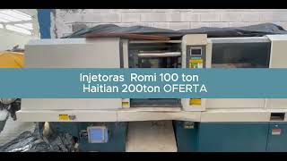 2 Injetoras 1 Preço – Haitian 200 ton e Romi 100 ton⭐⭐⭐⭐⭐ [upl. by Justicz]