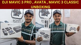 DJI Mavic 3 Pro  Mavic 3 Classic  Avata Pro View Combo Unboxing  INDIA  AerovisionTech [upl. by Sacci721]