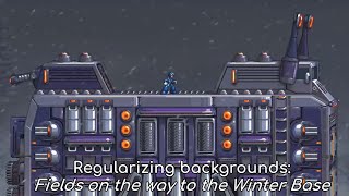 Regularizing backgrounds Snowy Field  A guide to PSX Mega Man X backgrounds [upl. by Acinorrev]