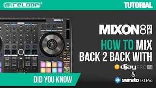 Mixon 8 Pro  How to Mix B2B with Algoriddim djay PRO AI amp Serato DJ Pro I Did You Know Tutorial [upl. by Anayt]