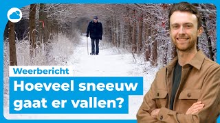 Weerbericht hoeveel sneeuw gaat er vallen ❄️ [upl. by Shani]