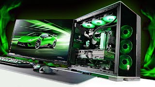 Building in the NEW Lian Li O11 Lamborghini Edition Case with XPG [upl. by Inotna817]