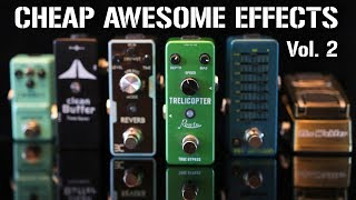 More CHEAP but AWESOME mini effects pedals [upl. by Gardiner66]