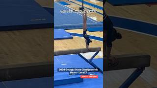 Georgia State Championship 2024  Beam Level 3 gymnasticsbeam gymnastics gymnast usagymnastics [upl. by Yrellih]