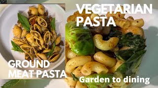 Best Vegetarian pasta and meat pasta recipe meat lover pasta recipe vegetarian pasta recipe [upl. by Derf]