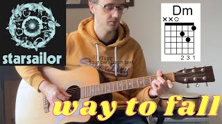 Starsailor Way To Fall Guitar Lesson [upl. by Katharine]