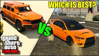 GTA 5 ONLINE  KURUMA VS NIGHTSHARK COMPARISON WHICH IS BEST [upl. by Eskill]