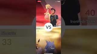 Pokémon Go  Gengar Vs Goodra OLS Gym Battle shorts [upl. by Witherspoon]