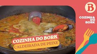 Caldeirada de peixe com frutos do mar  Receita do Bork  Band Receitas [upl. by Nuahsel]