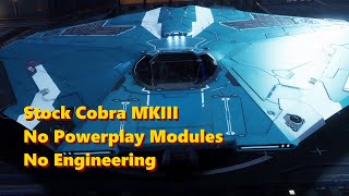 A Stock Cobra III no Engineering no Powerplay gear [upl. by Bithia807]