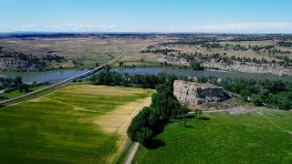 Clay visits Pompeys Pillar National Monument — Video Dispatch [upl. by Adnamaa931]