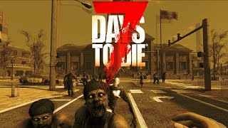 7 Days to Die 10 Multiplayer Horde Night [upl. by Salaidh]