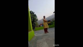 aangan ki lippai puttai trending viral uttrakhand [upl. by Ruggiero]