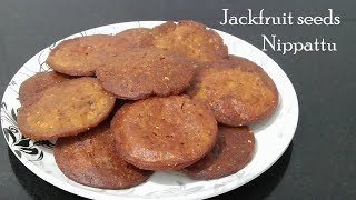 ಹಲಸಿನ ಬೀಜ ಬಳಸಿ ಮಾಡಿ ನೋಡಿ ರುಚಿಯಾದ ನಿಪ್ಪಟ್ಟು  Halasina beejada nippattu  Jack fruit seeds nippattu [upl. by Nemlaz]