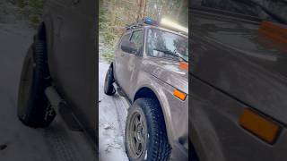 🦫🌲🌨️С бобромвдвоем viralvideo offroad 4x4 niva uaz trending 4k нива shorts [upl. by Pedroza]