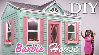 DIY Barbie Dollhouse RoomBox  Tiny House  16 Scale Craft [upl. by Olinad220]