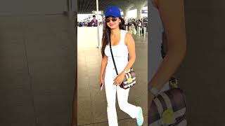 Anushka sen spotted at Airport [upl. by Josi]