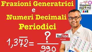 Come si Trova la Frazione Generatrice di un Numero Decimale Periodico [upl. by Fennie]