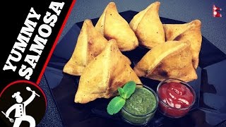 SAMOSA recipe  Everything explained  How to make Perfect SAMOSA with easy steps🍴 70 [upl. by Hachmin]