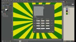 GIMP Tutorial Strahlenhintergründe  Retro Lines erzeugen 3 Techniken [upl. by Josiah]