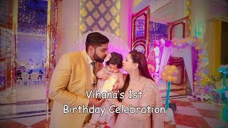 Vihanas 1st birthday highlight 2024  Total Media Films [upl. by Nicolella]