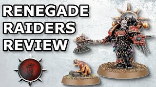 Renegade Raiders Review  Chaos Space Marines Red Corsairs warhammer 40k warhammer40k [upl. by Oretna]