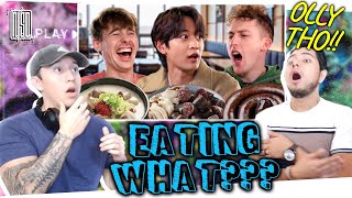 SHINee MINHO w Korean Englishman  3 bowls of Korean Pigs Blood Sausage  REACTION [upl. by Rriocard]