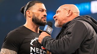 Goldberg acknowledges Roman Reigns On this day in 2022 [upl. by Affay]