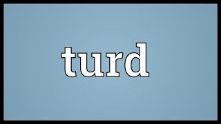 Turd Meaning [upl. by Su509]