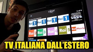 Come GUARDARE LA TV ITALIANA dallESTERO sul TV GRATIS PEZZOTTO LEGALE SERVIZIO IENE [upl. by Cnut]