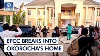 Shots Fired As EFCC Breaks Into Okorocha’s Home [upl. by Prebo]