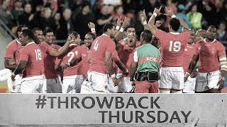 Throwback Thursday Tonga stun France at RWC 2011 [upl. by Tohcnarf816]