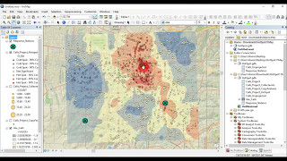 Hotspot Analysing in ArcGIS [upl. by Osner]